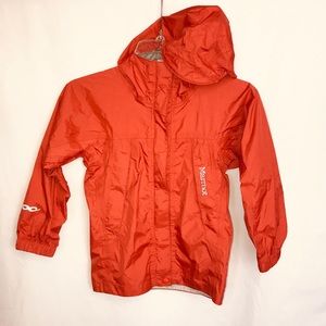 Marmot Kids Orange Rain Windbreaker Jacket XS